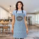 Search for blue chevron aprons Pattern