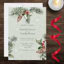 Search for pine cones wedding invitations Classic
