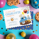 Search for cookie monster birthday invitations Sesamedesigncontest