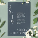 Search for blue and gray wedding invitations Sophisticated
