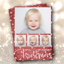 Search for red gold stars christmas cards Merry