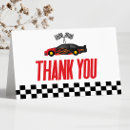 Search for race car thank you cards Boy