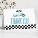 Search for race car thank you Baby shower