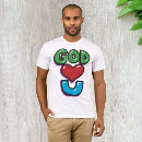 Search for god loves you tshirts Religion