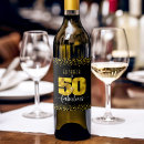 Search for gold foil wine labels 50th birthday