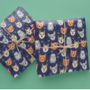 Search for dog face wrapping paper Birthday