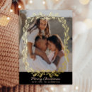 Search for vintage black christmas cards Gold