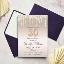 Search for stylishness birthday invitations Gold