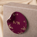 Search for burgundy and gold wedding stickers Formal