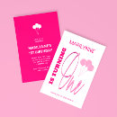 Search for turning one 1st birthday invitations Pink