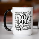 Search for beautiful words mugs Encouragement