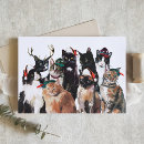 Search for santa hat christmas cards Watercolor