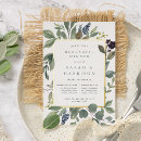 Search for foliage rehearsal dinner invitations Gold foil