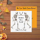Search for bones halloween invitations Skeletons