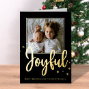 Search for script typography christmas cards Joyful