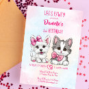 Search for puppy kitten invitations Pink