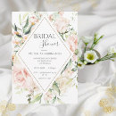 Search for pink and gold bridal shower invitations Pretty