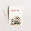 Search for bridal birthday invitations Garden