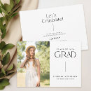 Search for digital graduation invitations Modern minimalist