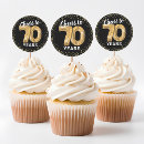 Search for adult birthday stickers Black and gold