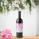 Search for will you be my bridesmaid wine labels Pink