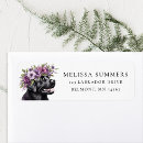 Search for black labs return address labels Cute