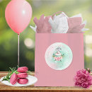 Search for mint and pink baby shower stickers For her