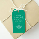Search for emerald green gift tags Elegant
