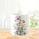 Search for dried flower mugs Watercolor