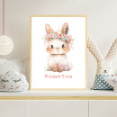 Search for bunny nursery art Watercolor