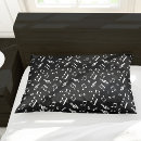 Search for musical notes pillowcases Pattern