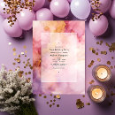 Search for mauve birthday invitations Watercolor