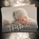 Search for newborn christmas cards Typography