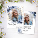 Search for navy blue thank you cards High school