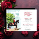 Search for derby party invitations Horse racing