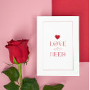 Search for all you need is love invitations Hearts