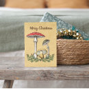Search for mushroom christmas cards Red