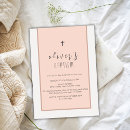 Search for neutral christening invitations Minimalist