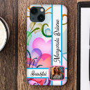 Search for colourful hearts iphone cases For her