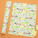 Search for cute dog wrapping paper Illustration