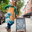 Search for great wave aprons Blue