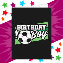 Search for boys soccer birthday cards Cute