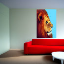 Search for lion portrait art Digital