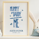 Search for funny baby shower posters Blue