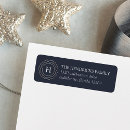 Search for gold circle return address labels Geometric