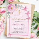 Search for butterfly first communion invitations Pink