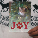 Search for paw print christmas cards Typography