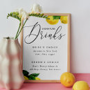 Search for lemon wedding signs Floral