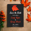 Search for fall leaves save the dates Elegant