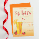 Search for girls night out birthday invitations Tropical